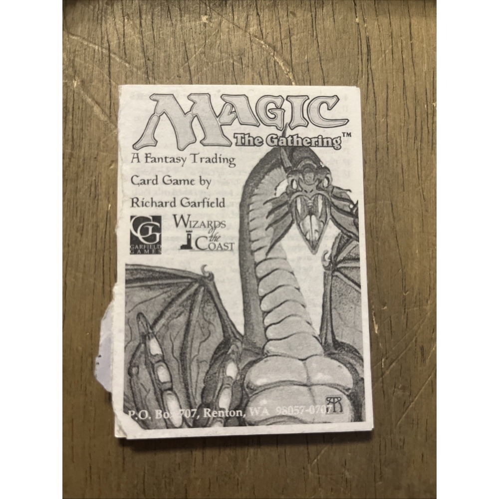 Magic The‎ Gathering Revised Rule Book